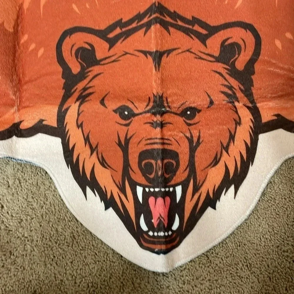Unbranded Orange Bear Rug for‎ Kids